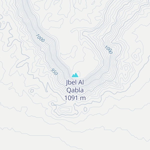 Map of Jbel Al Qabla