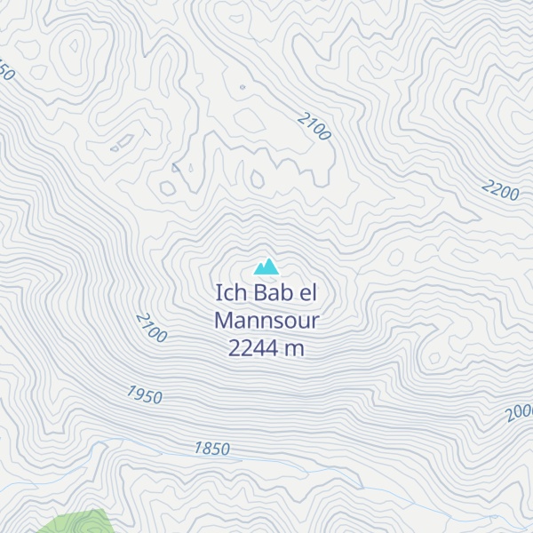 Map of Ich Bab el Mannsour