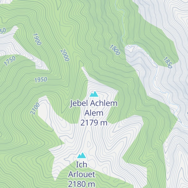 Map of Jebel Achlem Alem