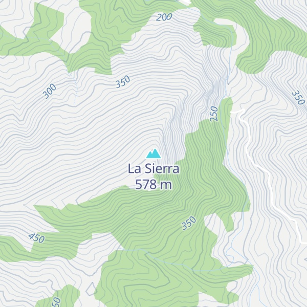 Map of La Sierra