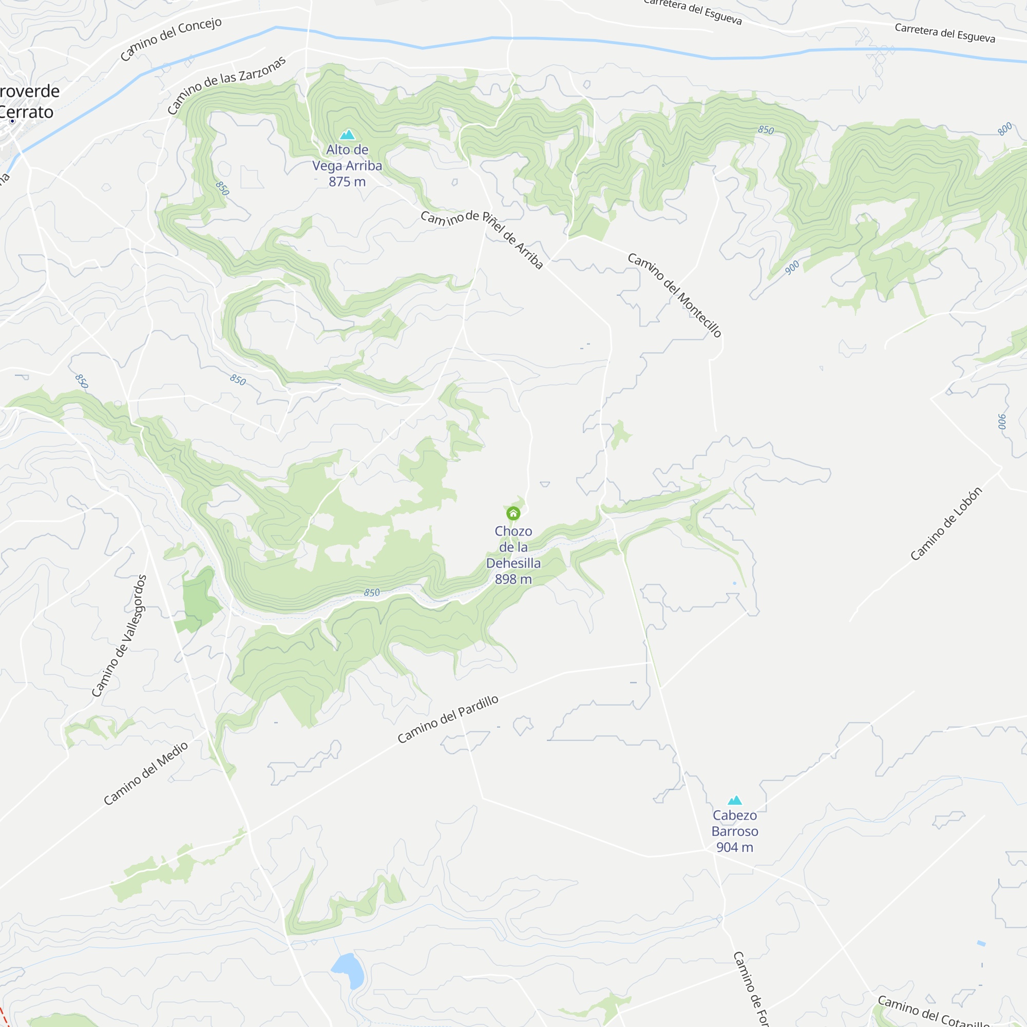 Chozo de la Dehesilla map
