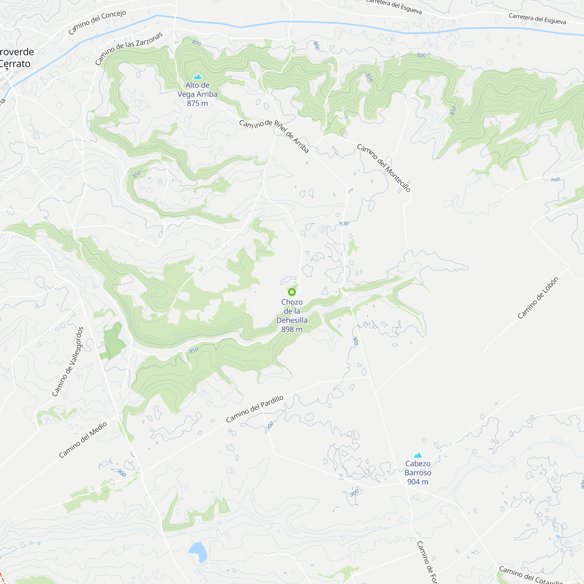 Chozo de la Dehesilla map