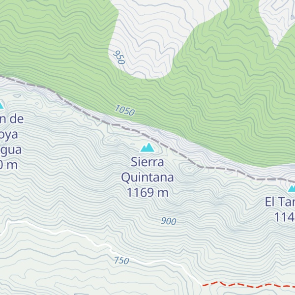 Map of Sierra Quintana
