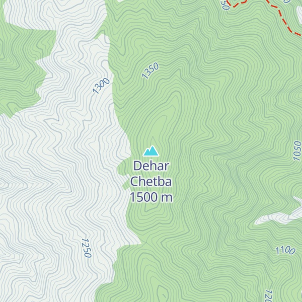 Map of Dehar Chetba