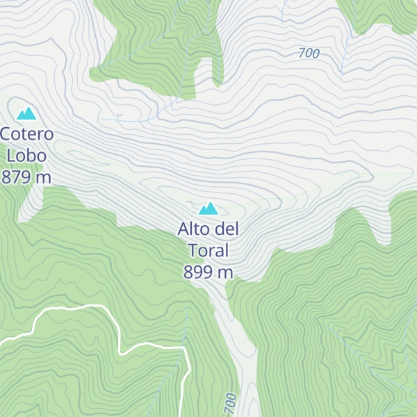 Map of Alto del Toral