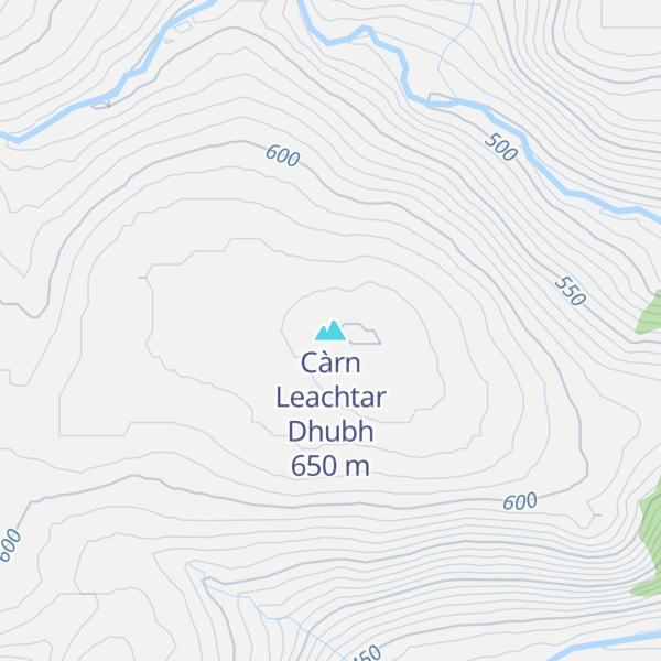 Map of Càrn Leachtar Dhubh