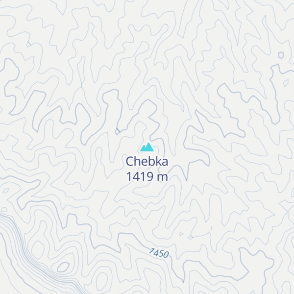Map of Chebka
