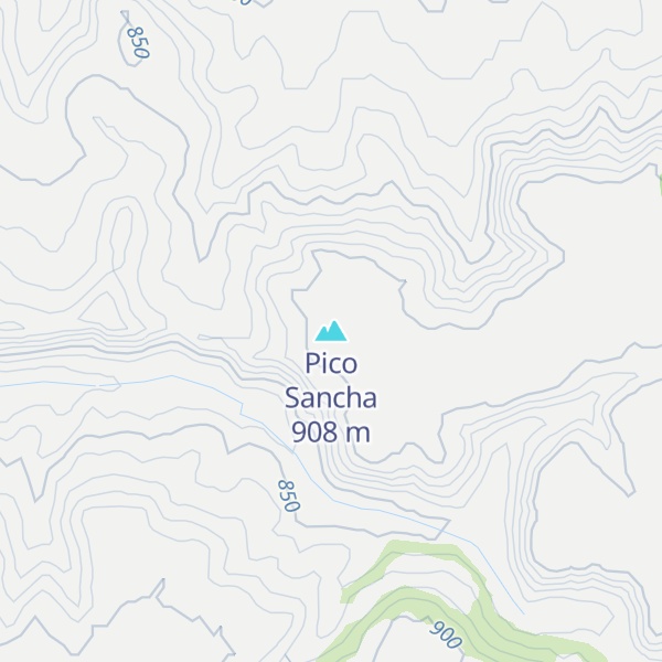 Map of Pico Sancha