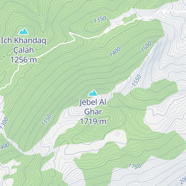 Map of Jebel Al Ghar