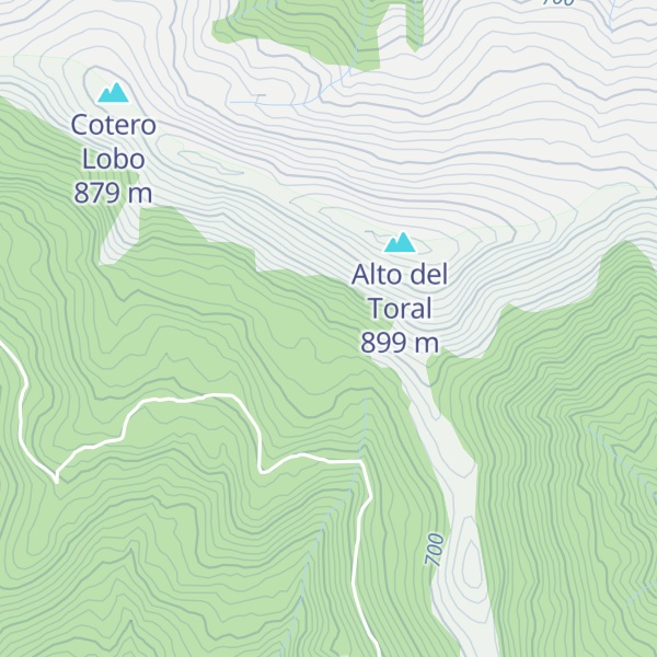 Map of Refugio Urizosas