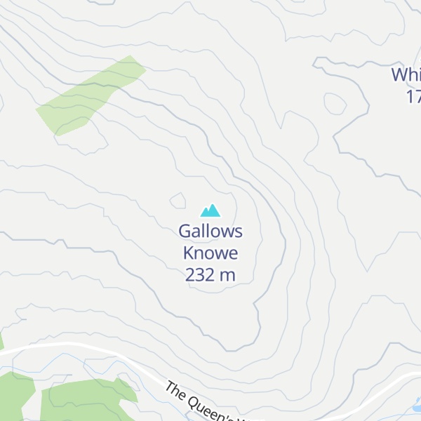 Map of Gallows Knowe