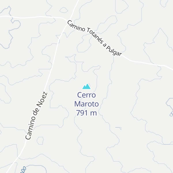 Map of Cerro Maroto
