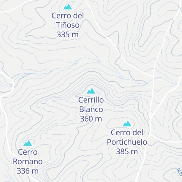 Map of Cerrillo Blanco