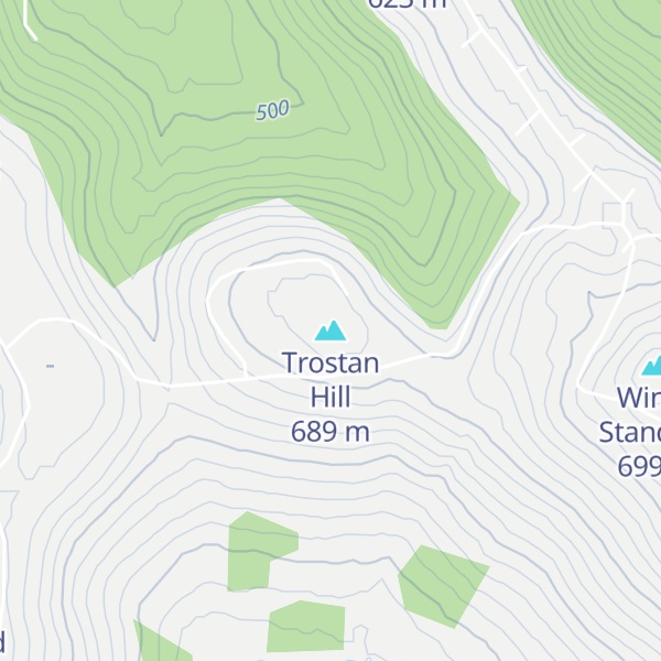 Map of Trostan Hill