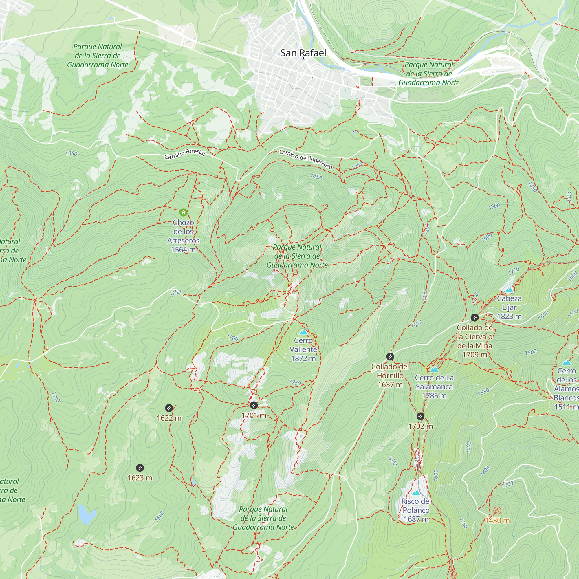 Refugio de Cueva Valiente map