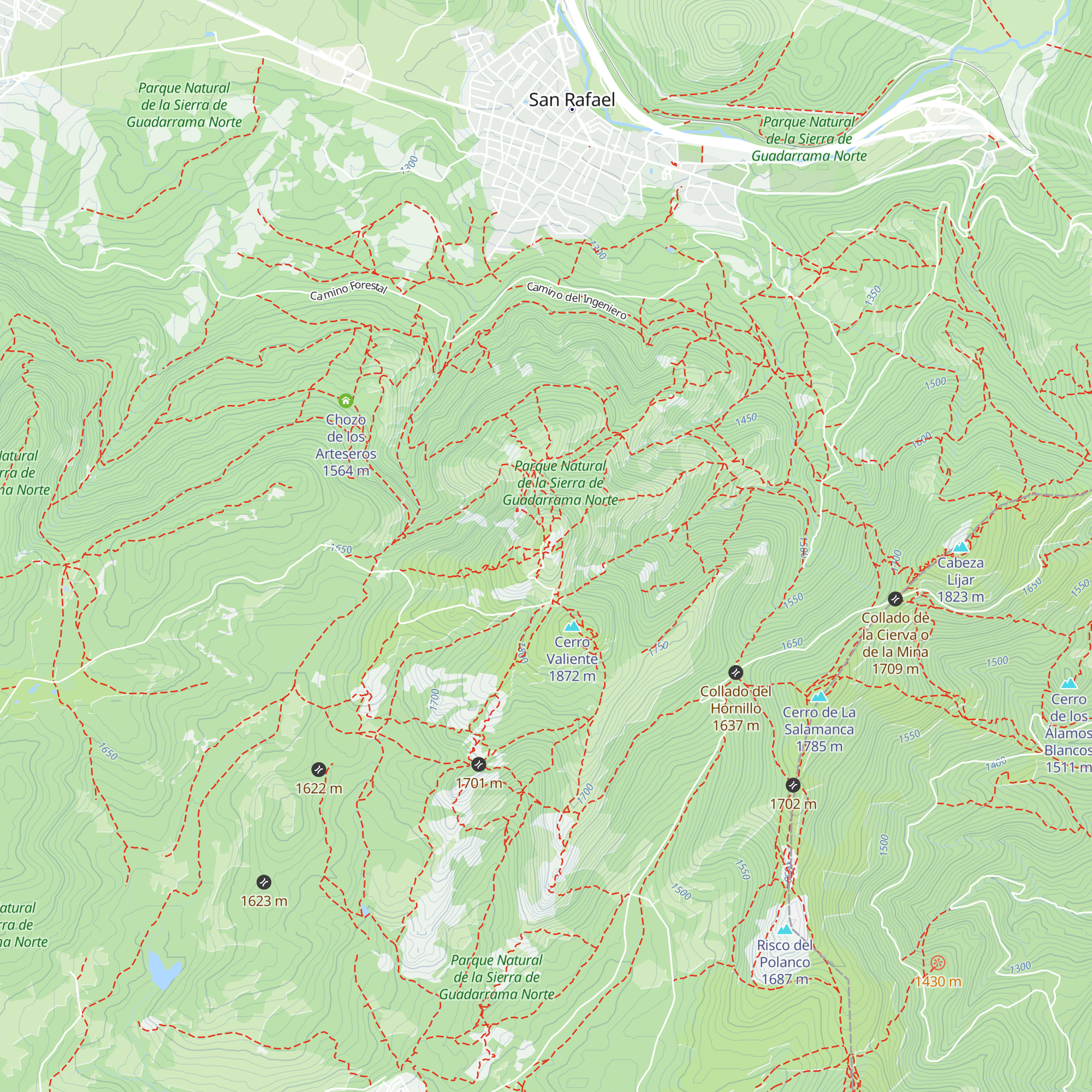 Refugio de Cueva Valiente map