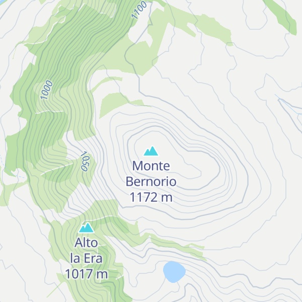Map of Monte Bernorio