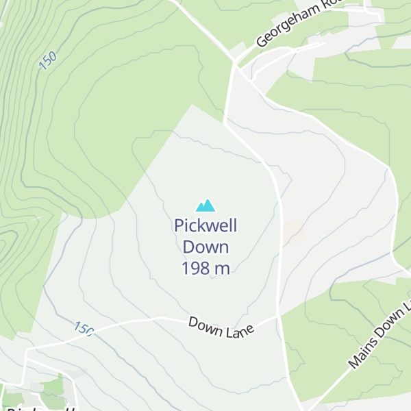 Map of Pickwell Down