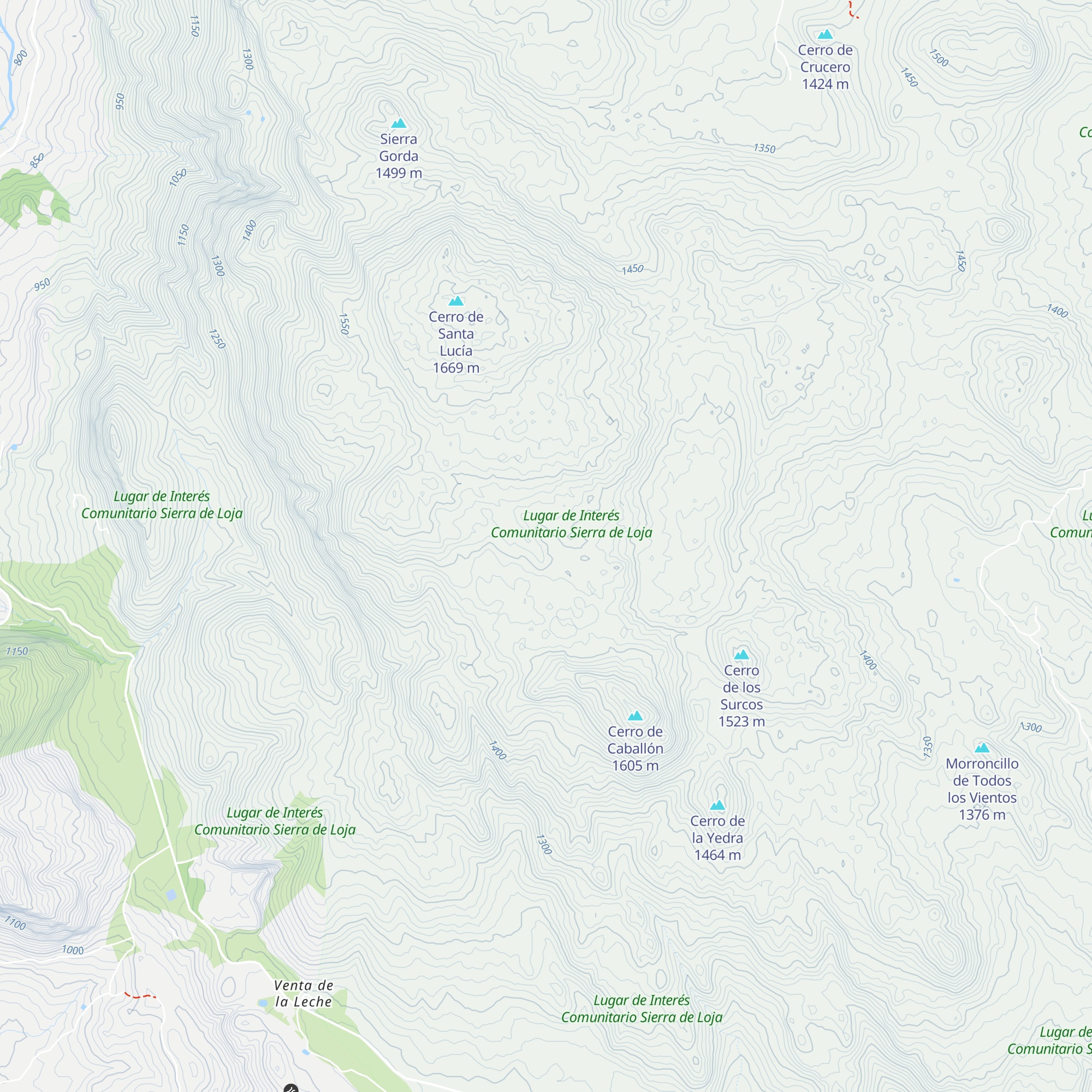 Refugio Forestal map