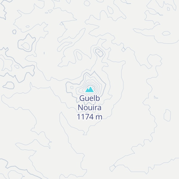 Map of Guelb Nouira