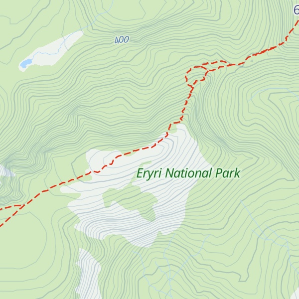 Map of Craig Cwm Silyn