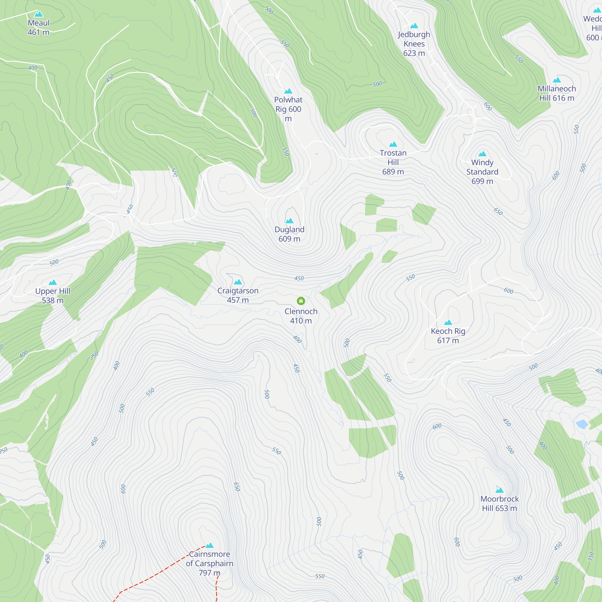 Clennoch map
