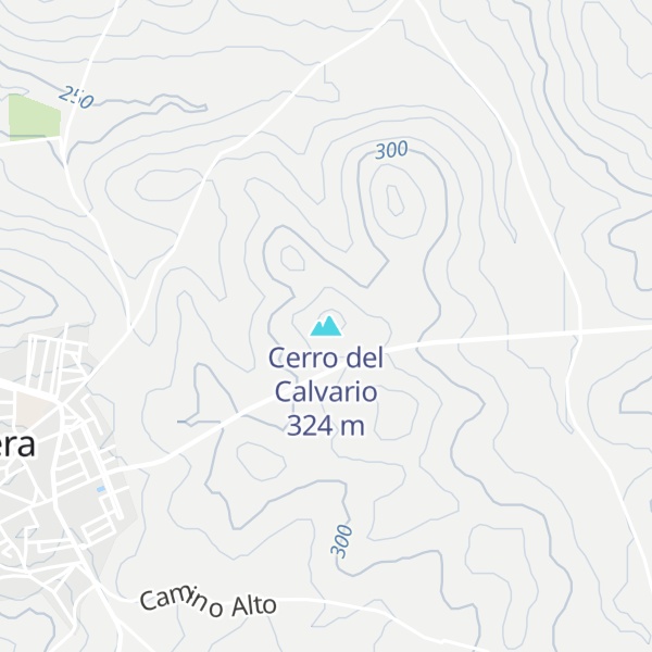Map of Cerro del Calvario
