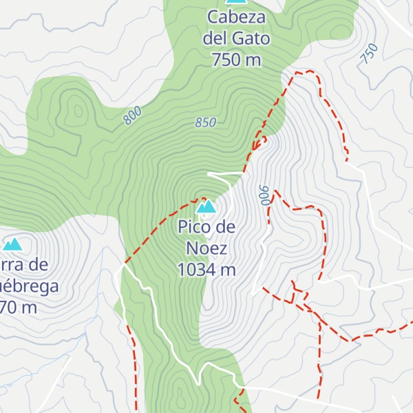 Map of Pico de Noez