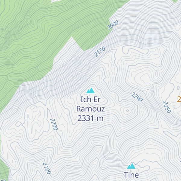 Map of Ich Er Ramouz