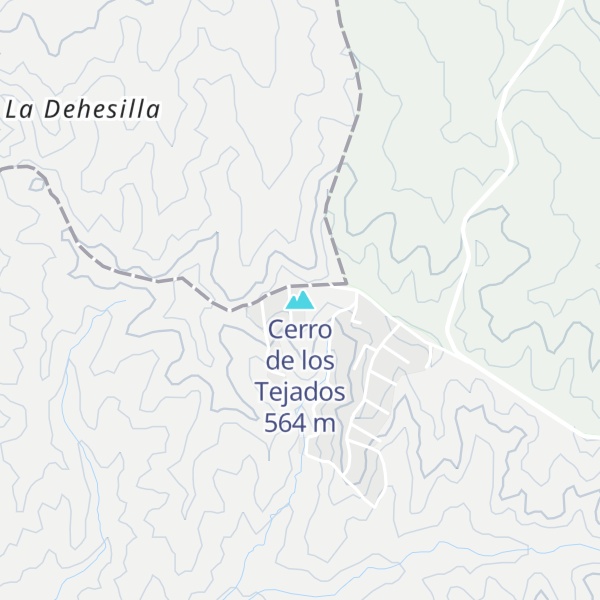 Map of Cerro de los Tejados