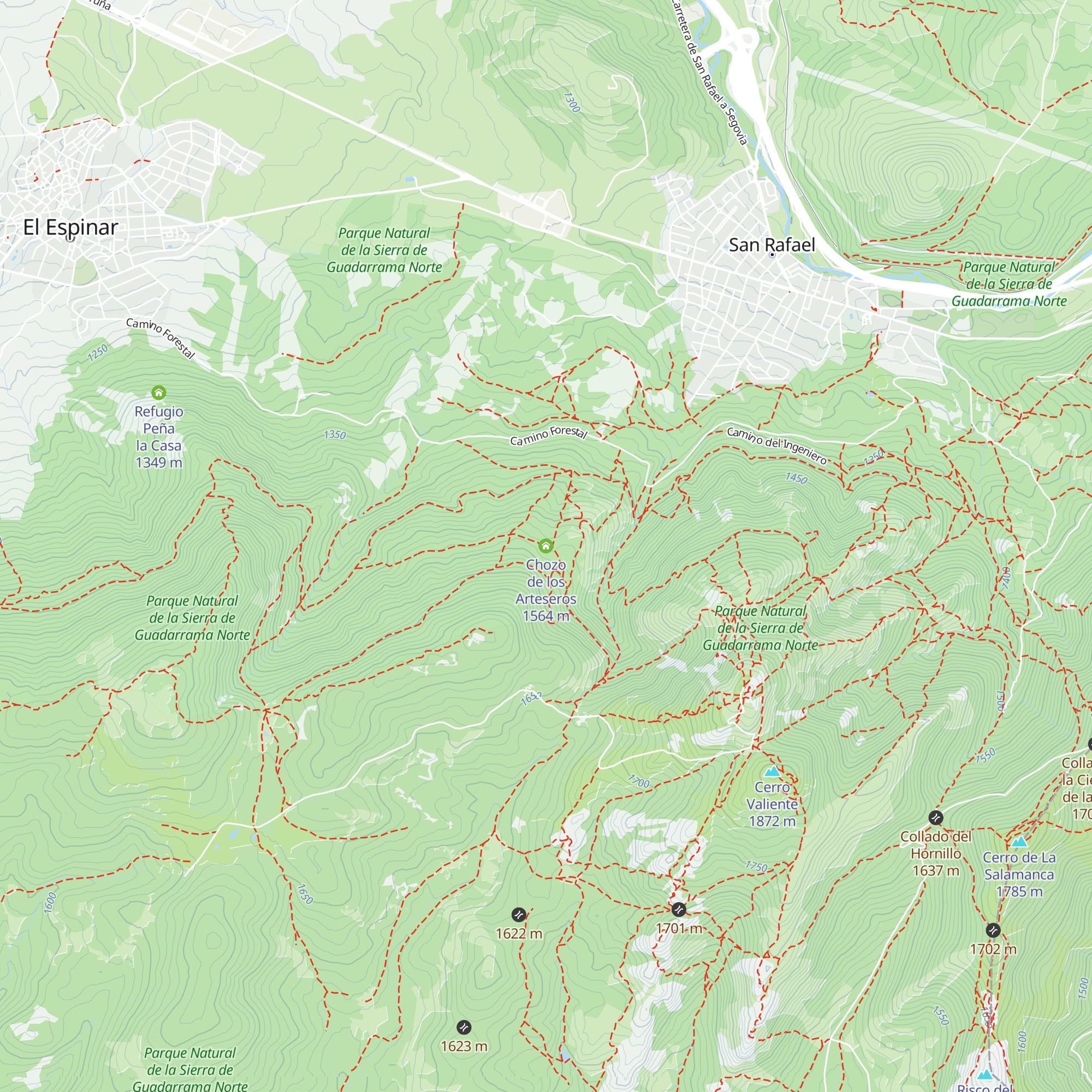 Chozo de los Arteseros map