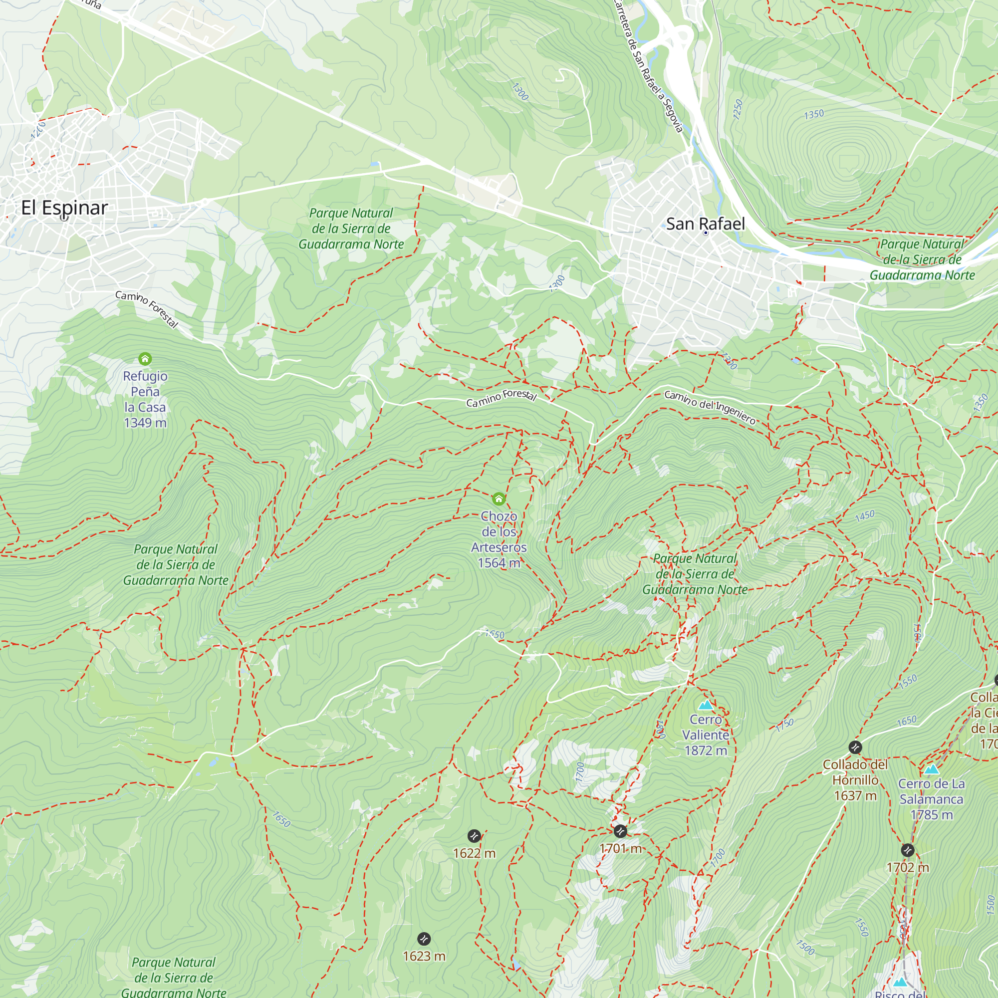 Chozo de los Arteseros map