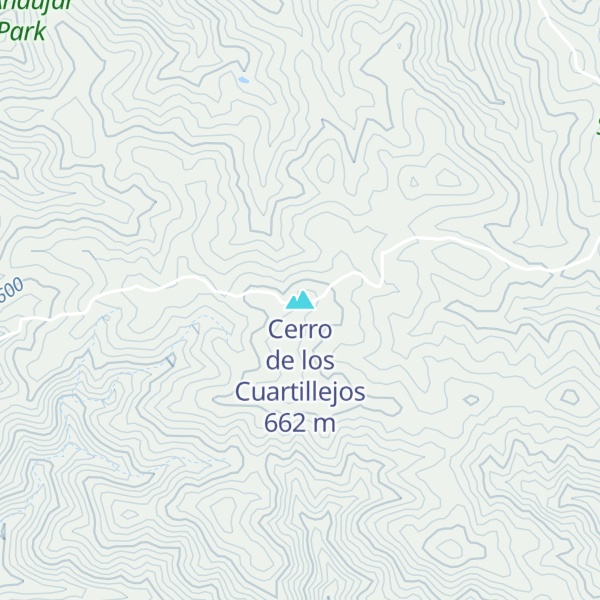 Map of Cerro de los Cuartillejos