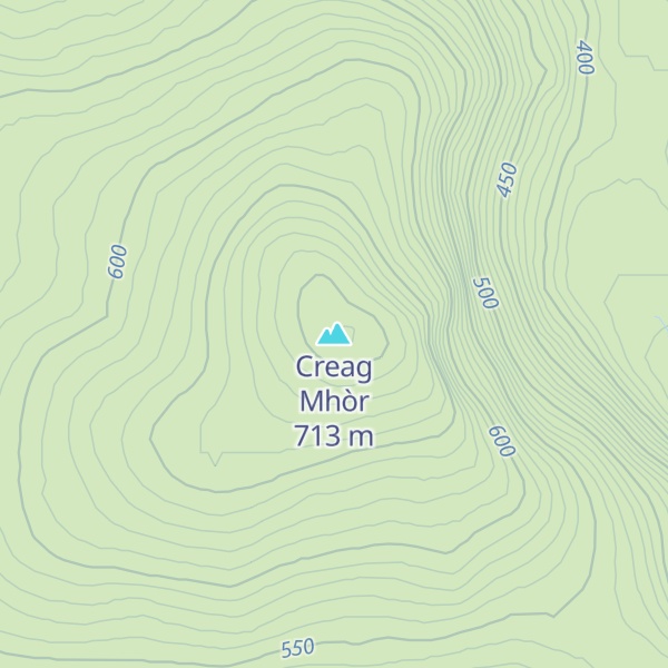 Map of Creag Mhòr