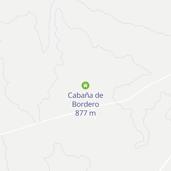 Map of Cabaña de Bordero