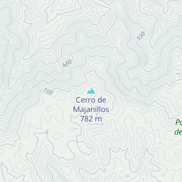 Map of Cerro de Majanillos