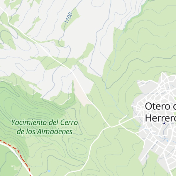 Map of Cabeza Mohíno