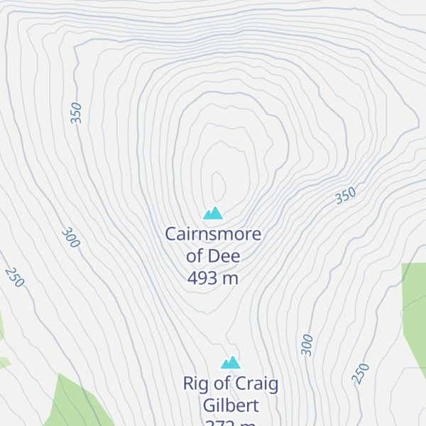 Map of Cairnsmore of Dee