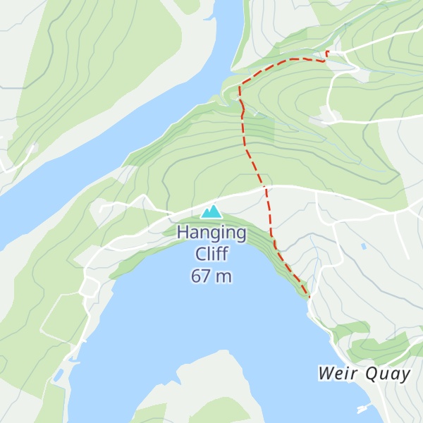 Map of Hanging Cliff
