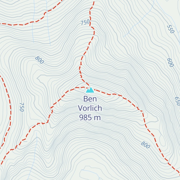 Map of Ben Vorlich