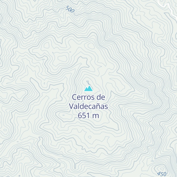 Map of Cerros de Valdecañas
