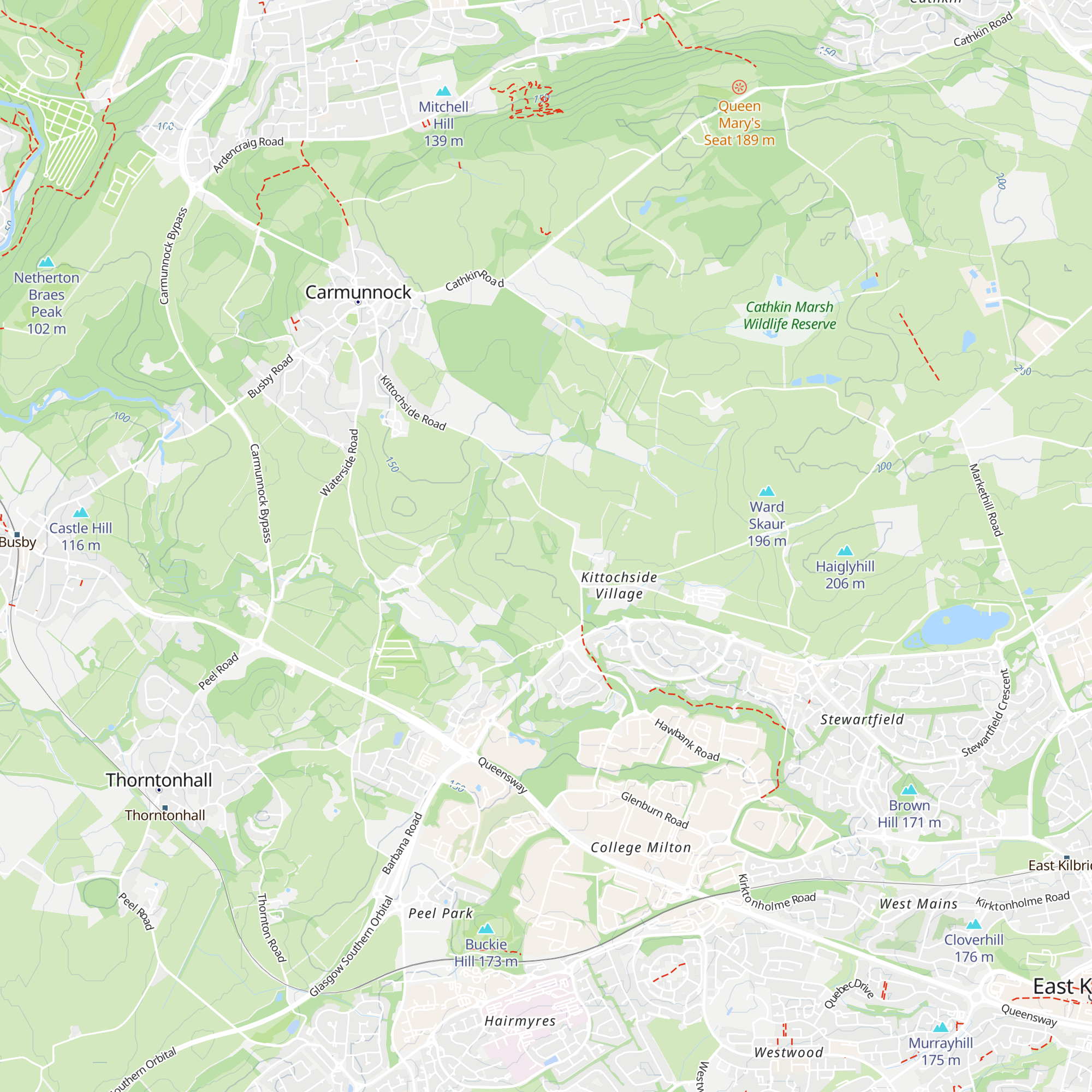 Wester Kittochside - Tack Room Bothy map