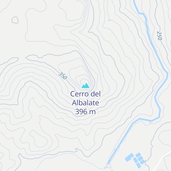 Map of Cerro del Albalate