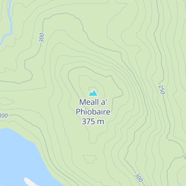 Map of Meall a' Phìobaire