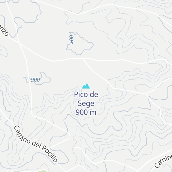 Map of Pico de Sege