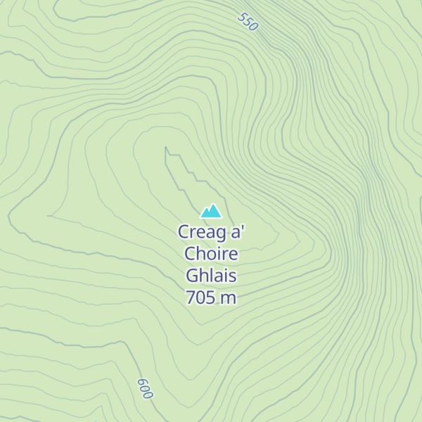 Map of Creag a' Choire Ghlais