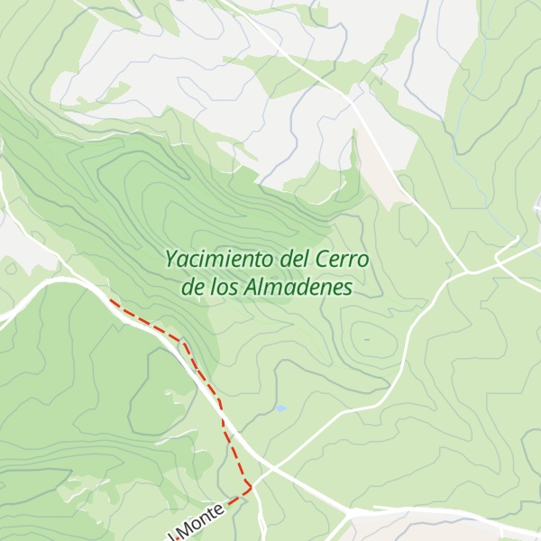 Map of Cerro del Estrenal