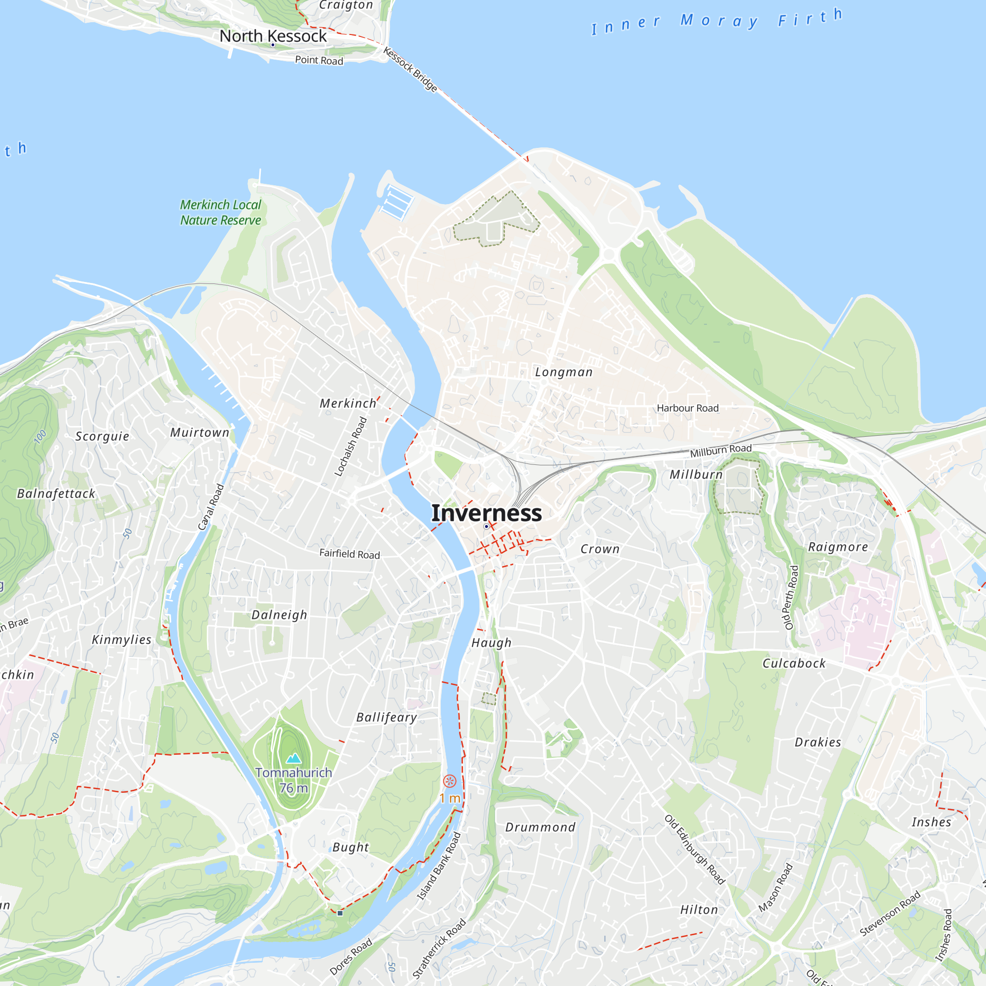 Welcome to Inverness map