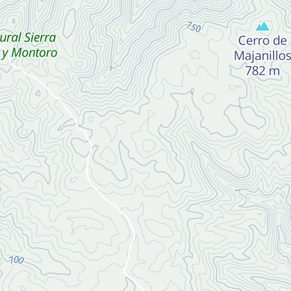Map of Cerro de Brezorrubios