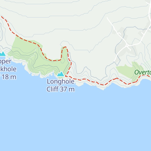 Map of Overton Cliff